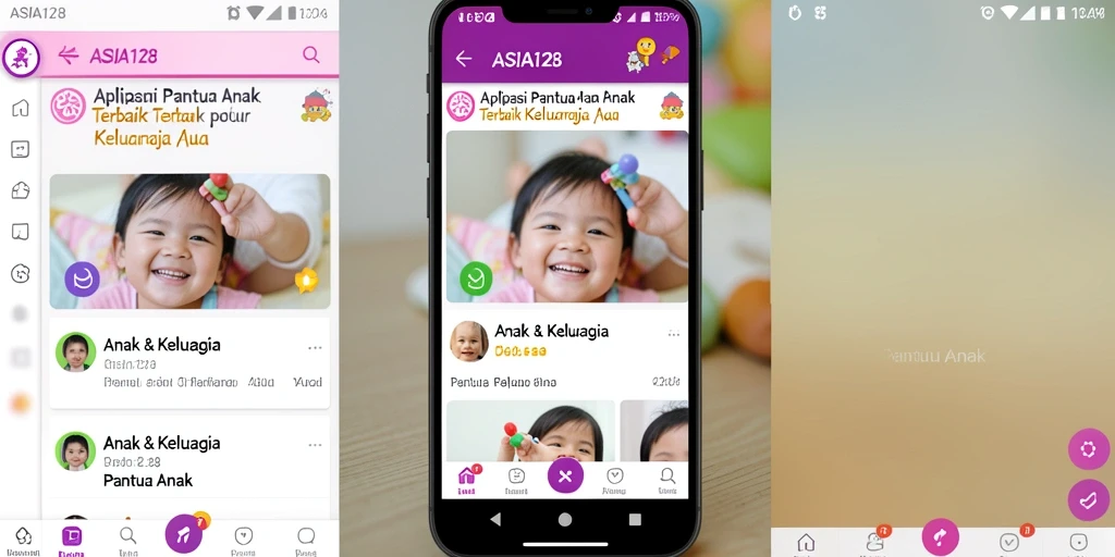 Antarmuka canggih ASIA128 untuk pemantauan anak yang efektif.