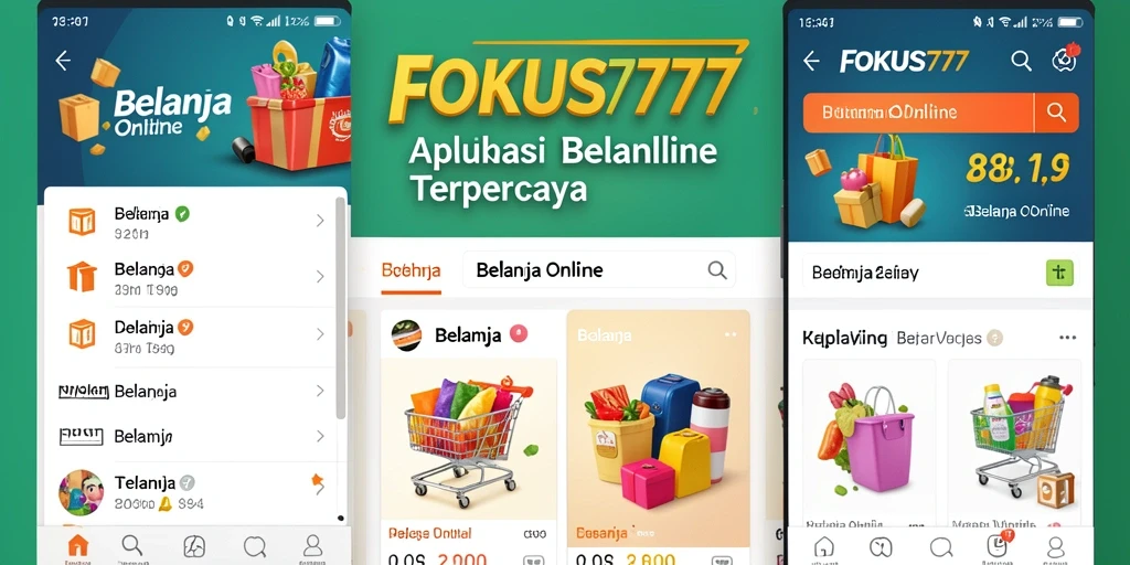 Antarmuka aplikasi FOKUS777 yang sederhana dan fungsional.