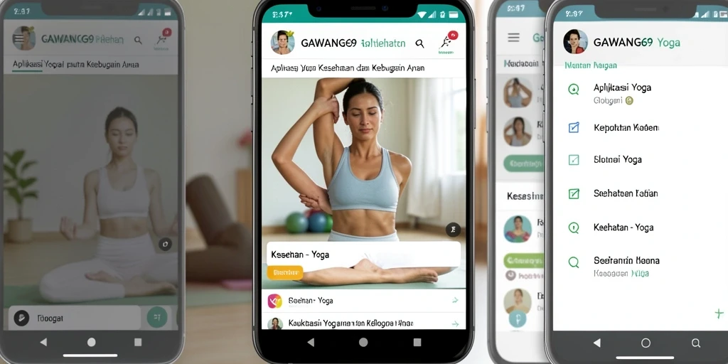 Tampilan antarmuka GAWANG69 yang memudahkan latihan Yoga.