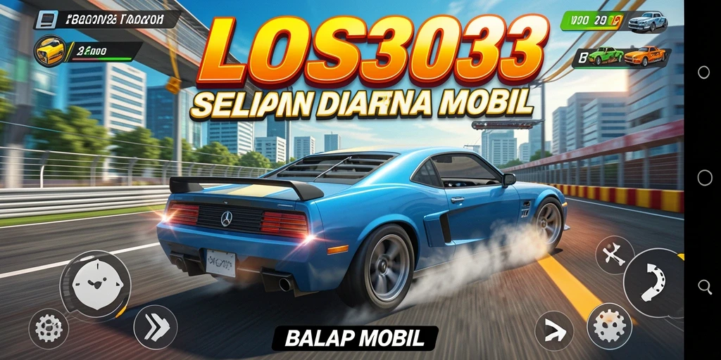 Screenshot utama game LOS303 menampilkan aksi balap yang seru dan grafis memukau.