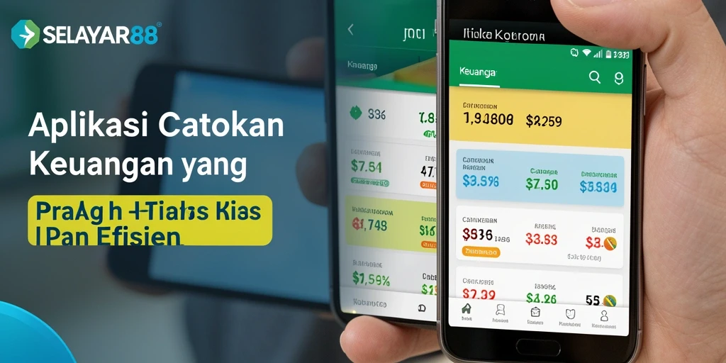 Tampilan antarmuka utama SELAYAR88 sebagai aplikasi Catatan Keuangan.