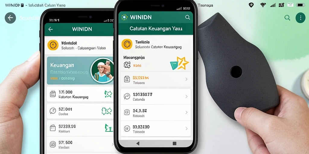 Antarmuka aplikasi WINIDN yang jelas untuk pengelolaan Catatan Keuangan.